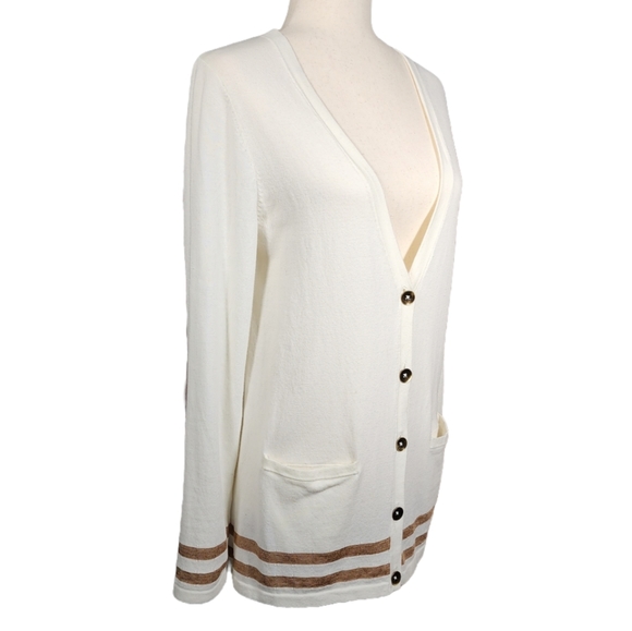 Jones New York Sweaters Jones New York Button Front V Neck Tunic